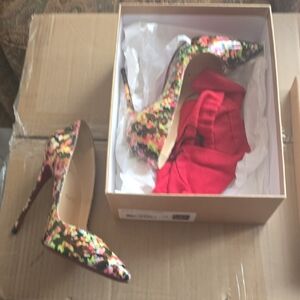 Christian Louboutin So Kate Floral Pvc Pumps